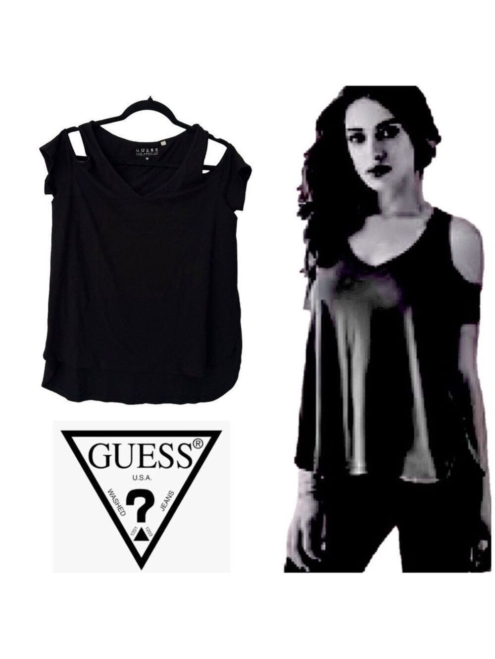 Guess Cold Shoulder Top